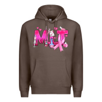 Coffee Medical Laboratory Technician Breast Cancer Premium Hoodie - texasbilliewilder