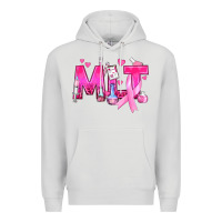 Dove Grey Medical Laboratory Technician Breast Cancer Premium Hoodie - texasbilliewilder