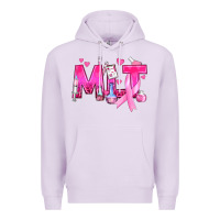 Lilac Medical Laboratory Technician Breast Cancer Premium Hoodie - texasbilliewilder
