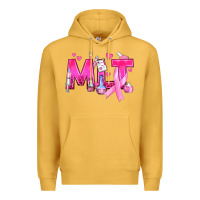 Mustard Medical Laboratory Technician Breast Cancer Premium Hoodie - texasbilliewilder