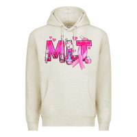 Oatmeal Heather Medical Laboratory Technician Breast Cancer Premium Hoodie - texasbilliewilder