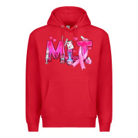 Red Medical Laboratory Technician Breast Cancer Premium Hoodie - texasbilliewilder