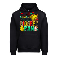 Black i will always be your biggest fan softball Urban Hoodie - Zillion Design Studio