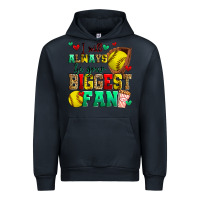 Navy i will always be your biggest fan softball Urban Hoodie - Zillion Design Studio