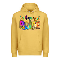 Antique Gold happy pride Premium Hoodie - Zillion Design Studio