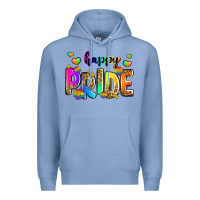 Colony Blue happy pride Premium Hoodie - Zillion Design Studio