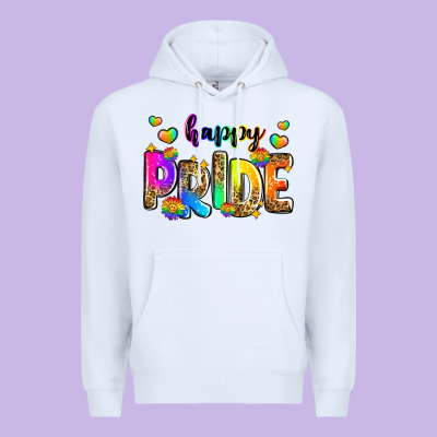 Happy Pride Premium Hoodie Designed By Zillion Design Studio