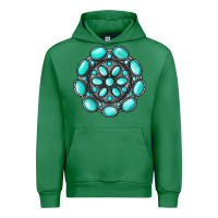 Emerald gemstone jewelry Urban Hoodie - RanaPortraitStore