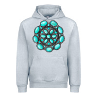 Heather Grey gemstone jewelry Urban Hoodie - RanaPortraitStore
