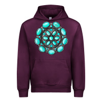 Mauve Wine gemstone jewelry Urban Hoodie - RanaPortraitStore