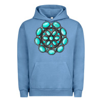 Pigment Pebble Blue gemstone jewelry Urban Hoodie - RanaPortraitStore