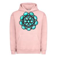 Pigment Salmon gemstone jewelry Urban Hoodie - RanaPortraitStore
