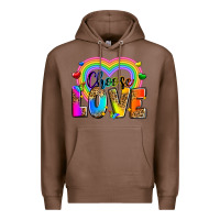 Chestnut Choose love Premium Hoodie - Zillion Design Studio