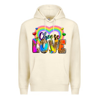 Sandshell Choose love Premium Hoodie - Zillion Design Studio