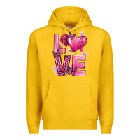 Lemon Love Cancer with Heart Premium Hoodie - texasbilliewilder