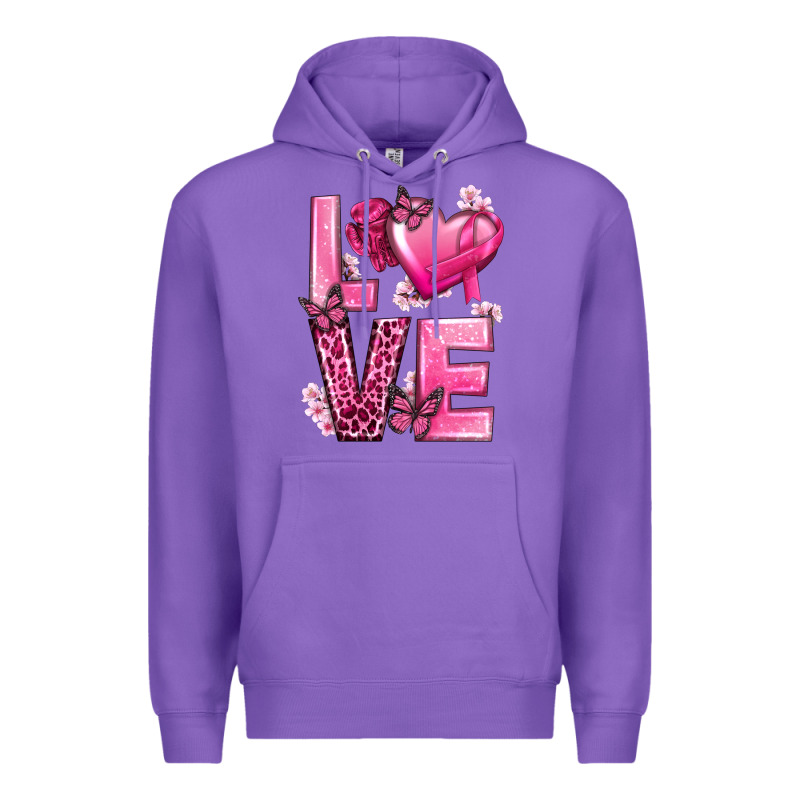 Love Cancer With Heart Premium Hoodie by texasbilliewilder | Teevron