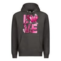 Smoke Love Cancer with Heart Premium Hoodie - texasbilliewilder