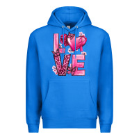 True Royal Love Cancer with Heart Premium Hoodie - texasbilliewilder