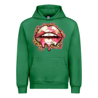 Emerald volleyball lips Urban Hoodie - Zillion Design Studio