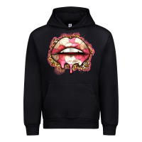 Foreset Green volleyball lips Urban Hoodie - Zillion Design Studio
