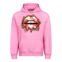 Fuchsia Pink volleyball lips Urban Hoodie - Zillion Design Studio