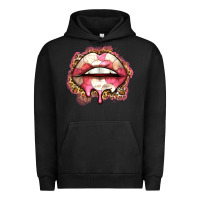Pigment Black volleyball lips Urban Hoodie - Zillion Design Studio