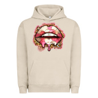Pigment French Oak volleyball lips Urban Hoodie - Zillion Design Studio