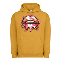 Pigment Peanut Butter volleyball lips Urban Hoodie - Zillion Design Studio