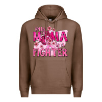 Chestnut My Mama Is a Fighter with Ribbon Premium Hoodie - texasbilliewilder