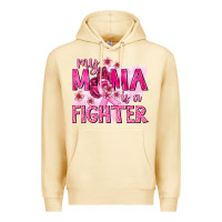 Pina Colada My Mama Is a Fighter with Ribbon Premium Hoodie - texasbilliewilder