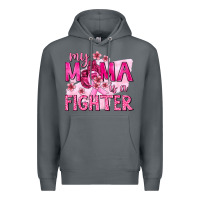 Rock My Mama Is a Fighter with Ribbon Premium Hoodie - texasbilliewilder