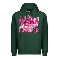 Sports Green My Mama Is a Fighter with Ribbon Premium Hoodie - texasbilliewilder