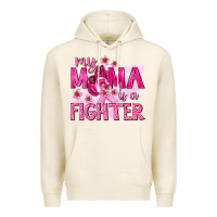 Tofu My Mama Is a Fighter with Ribbon Premium Hoodie - texasbilliewilder