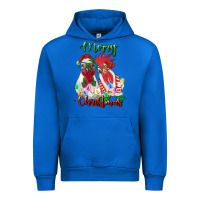 Cobalt christmas roosters Urban Hoodie - RanaPortraitStore