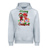 Heather Grey christmas roosters Urban Hoodie - RanaPortraitStore