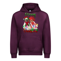 Mauve Wine christmas roosters Urban Hoodie - RanaPortraitStore