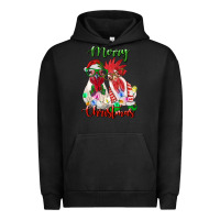 Pigment Black christmas roosters Urban Hoodie - RanaPortraitStore