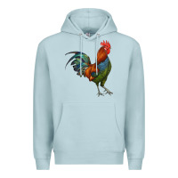 Blue Mist rooster Premium Hoodie - RanaPortraitStore