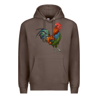 Coffee rooster Premium Hoodie - RanaPortraitStore