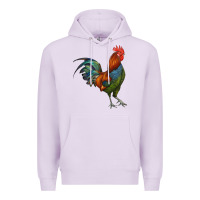 Lilac rooster Premium Hoodie - RanaPortraitStore