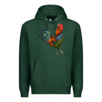 Sports Green rooster Premium Hoodie - RanaPortraitStore
