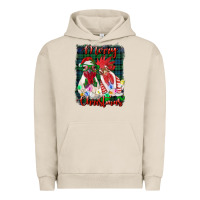 Pigment French Oak christmas roosters with background Urban Hoodie - RanaPortraitStore