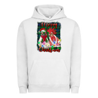 Pigment Lunar Rock christmas roosters with background Urban Hoodie - RanaPortraitStore