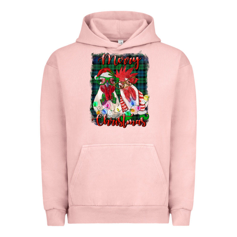 Christmas Roosters With Background Urban Hoodie by RanaPortraitStore | Teevron