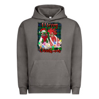 Pigment Tornado christmas roosters with background Urban Hoodie - RanaPortraitStore