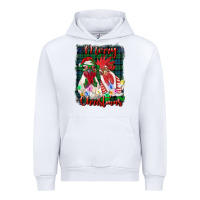 White christmas roosters with background Urban Hoodie - RanaPortraitStore