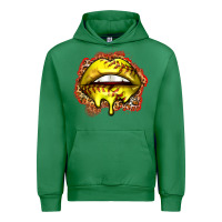 Emerald softball lips Urban Hoodie - Zillion Design Studio