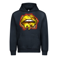 Navy softball lips Urban Hoodie - Zillion Design Studio