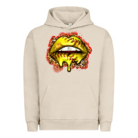 Pigment French Oak softball lips Urban Hoodie - Zillion Design Studio