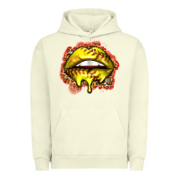 Pigment Pistachio softball lips Urban Hoodie - Zillion Design Studio